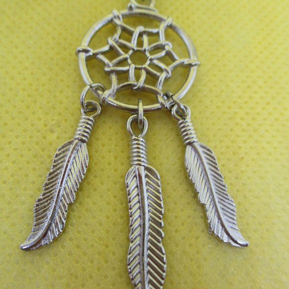 Dream Catcher Keyring Dreamcatcher Feather Turquoise Bead Keyring Dreamcatcher - Picture 7 of 11